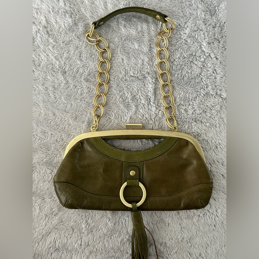 Latico  leather clutch with short shoulder strap